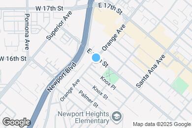 Map image of the property - 1586 Orange Ave