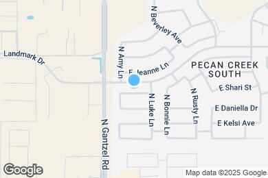 Map image of the property - 418 E Penny Ln