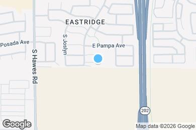 Map image of the property - 8627 E Peralta Ave