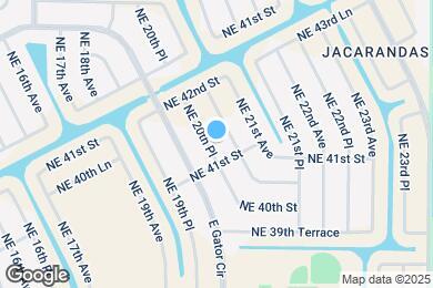 Map image of the property - 4109 NE 20th Pl