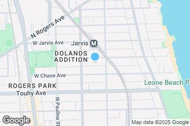 Map image of the property - 1521 W Sherwin Ave