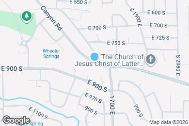 Map image of the property - 1406 S Bartholomew Canyon Dr