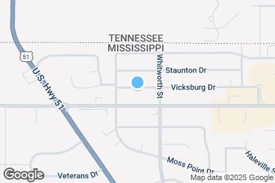 Map image of the property - 1553 Vicksburg Dr