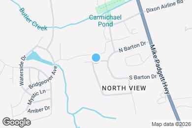 Map image of the property - 2304 N Barton Dr