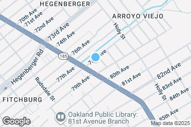 Map image of the property - 1428 78th Ave