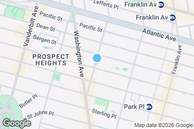 Map image of the property - 597 Grand Ave