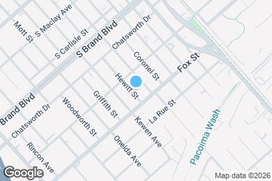 Map image of the property - 621 Hewitt St