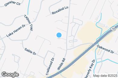 Map image of the property - 3947 Webb Oaks Ct
