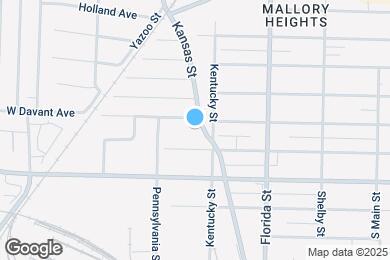 Map image of the property - 2163 Kansas St