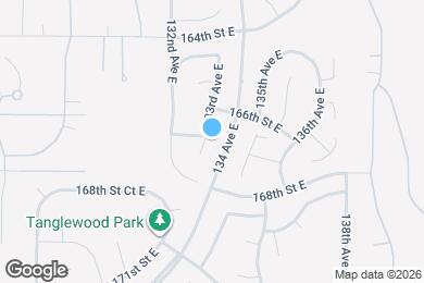 Map image of the property - 16701 133rd Ave E