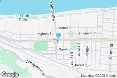 Map image of the property - 1009 E Carson St