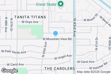 Map image of the property - 4416 W Mountain View Rd