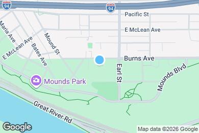 Map image of the property - 1020 Burns Ave