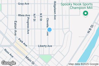 Map image of the property - 364 Cleveland Ave