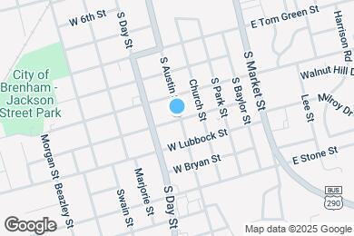Map image of the property - 1610 S Austin St