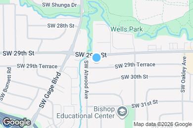 Map image of the property - 3714 SW 29th Terrace