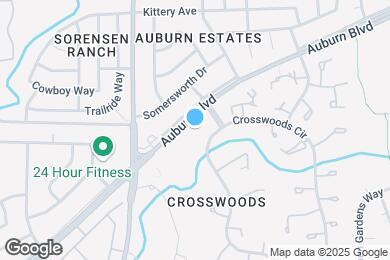 Map image of the property - The Crest at Citrus Heights (55+)