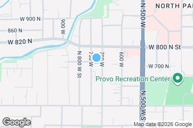 Map image of the property - 731 W 700 N