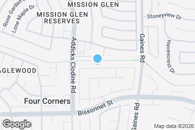 Map image of the property - 15406 Lynford Crest Dr