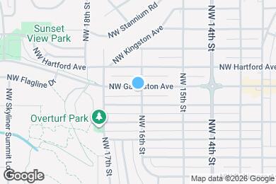Map image of the property - 1605 NW Galveston Ave