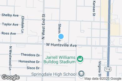 Map image of the property - 501 Sherman St