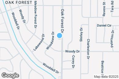 Map image of the property - 3141 Oak Forest Dr