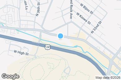 Map image of the property - 3419 W Colorado Ave