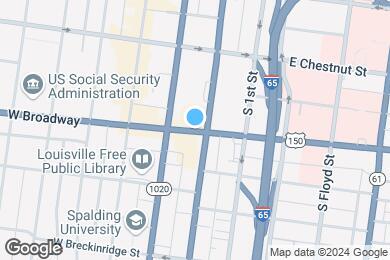 Map image of the property - The St. Francis Apartments