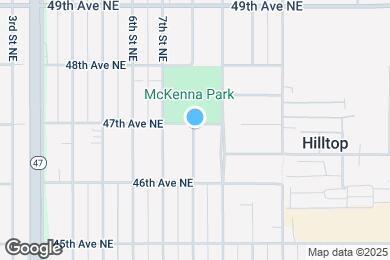 Map image of the property - 4657 Washington St NE