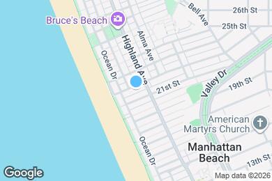 Map image of the property - 208 Marine Ave