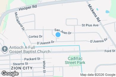 Map image of the property - 7944 Santa Barbara Dr