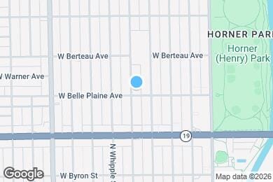 Map image of the property - 2948 W Belle Plaine Ave