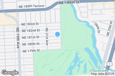 Map image of the property - 2174 NE 181st St