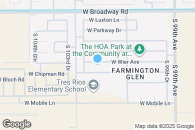 Map image of the property - 10221 W Wier Ave