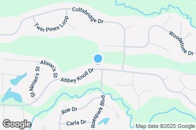 Map image of the property - 2771 Abbey Knoll Dr