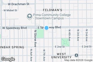 Map image of the property - 1040-1044 N 7th Ave