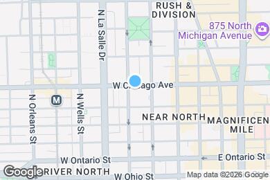 Map image of the property - 67 W Chicago Ave