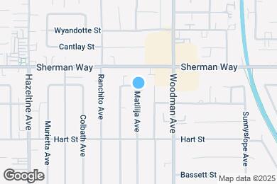 Map image of the property - 7126 Matilija Ave