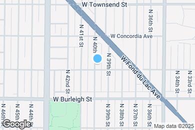 Map image of the property - 3210 N 40th St