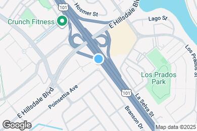 Map image of the property - 701 Poinsettia Ave