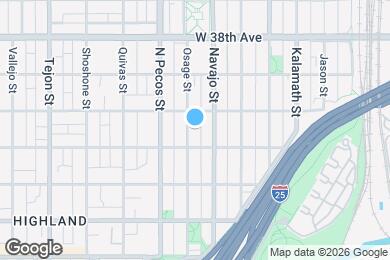 Map image of the property - 3530 Osage St