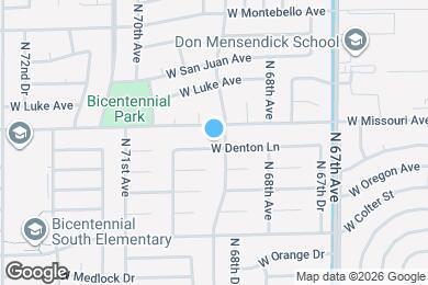 Map image of the property - 6908 W Denton Ln