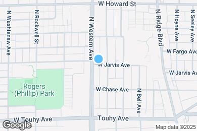 Map image of the property - 2349 W Jarvis Ave