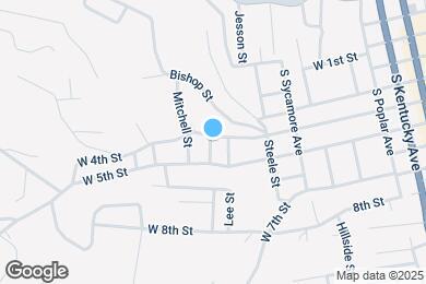 Map image of the property - 807 W 4th St