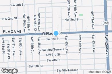 Map image of the property - 4637 SW 1st St