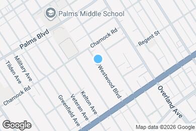 Map image of the property - 3646 Westwood Blvd