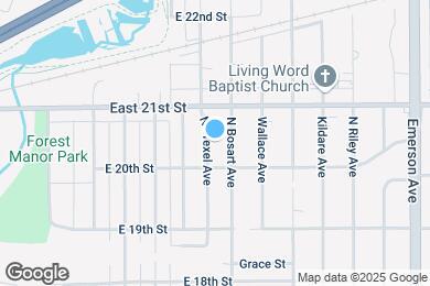 Map image of the property - 2021 N Drexel Ave