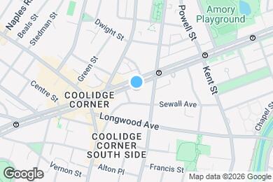 Map image of the property - 1265 Beacon St