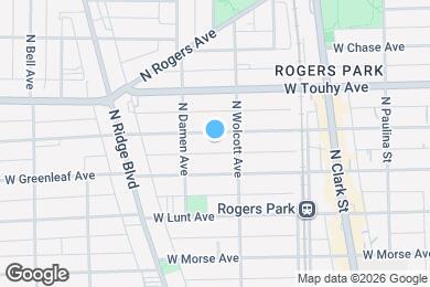 Map image of the property - 1923 W Estes Ave