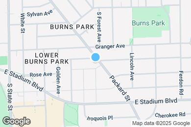 Map image of the property - 1506 Packard St